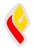 Flammen logo ausgeschnitten