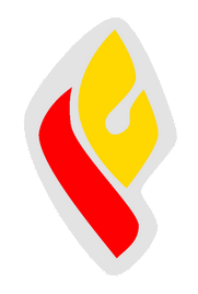Flammen logo ausgeschnitten